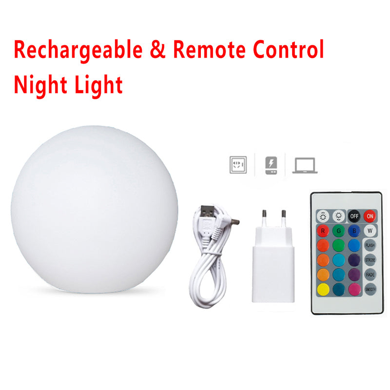 Luminous LED Garden Spheres for Outdoor