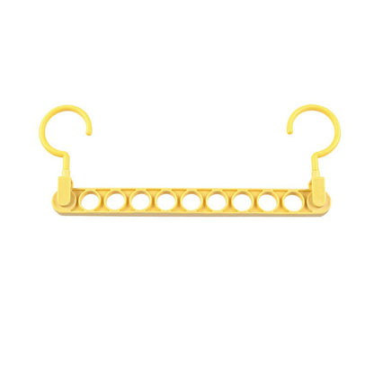 Space‑Saving Nine‑Hole Clothes Hanger – Adjustable Closet Organizer