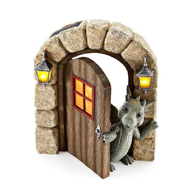 Charming Dragon Dinosaur Garden Figurine
