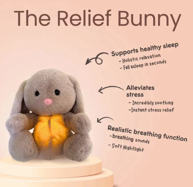 Breathing Bunny Comfort Plush