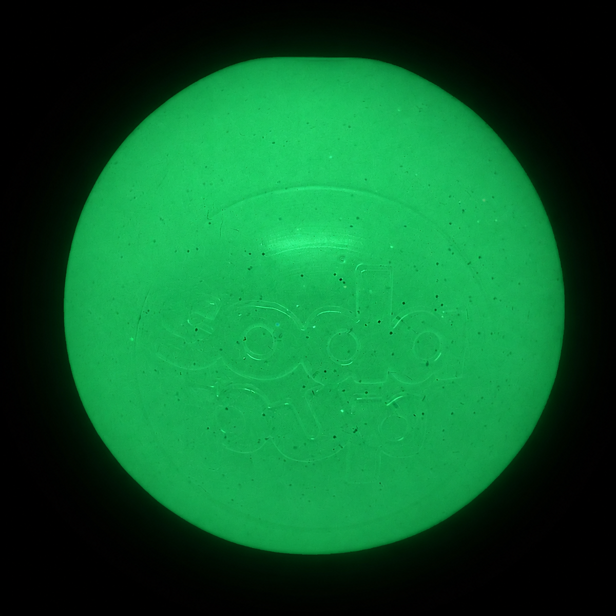 Glow-in-the-Dark Glitter Dog Balls, 2-Pack