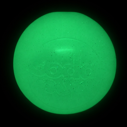 Glow-in-the-Dark Glitter Dog Balls, 2-Pack