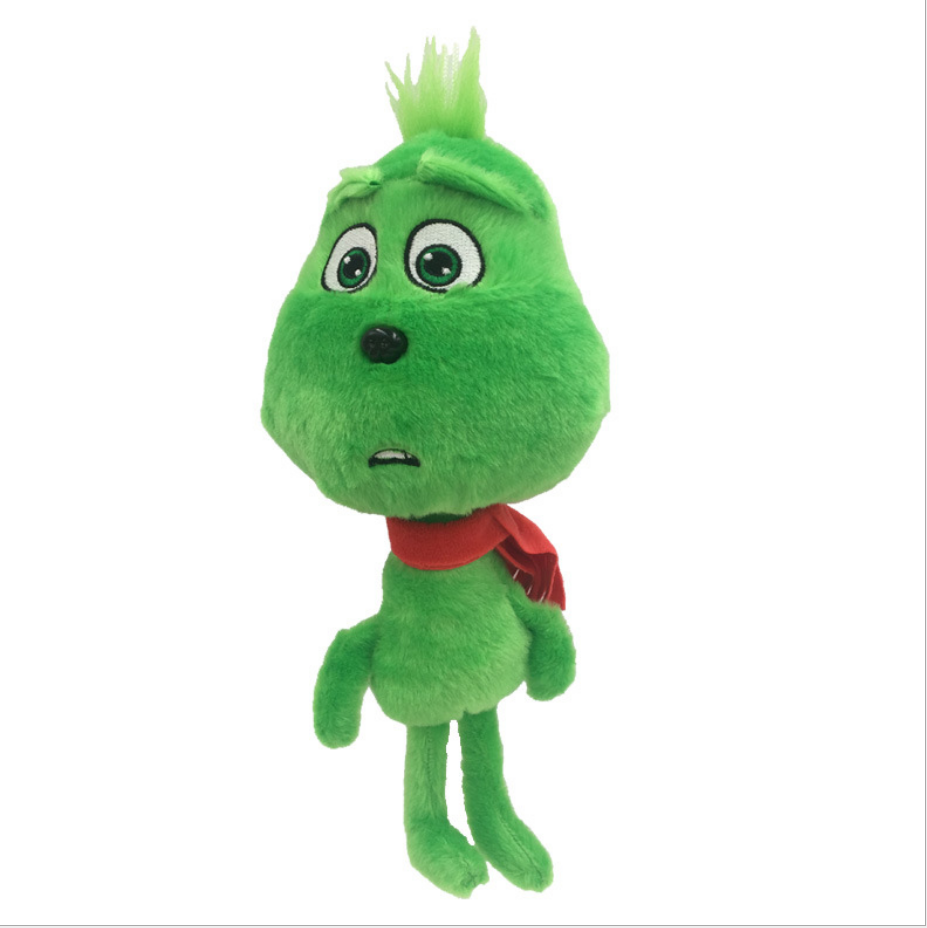 Festive Green Monster Stuffed Toy
