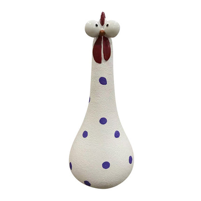 Garden Charm Long Neck Chicken Figures