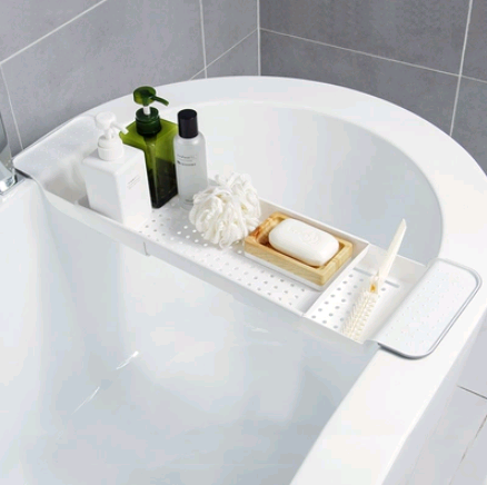 Expandable Bath Caddy for Organized Storage
