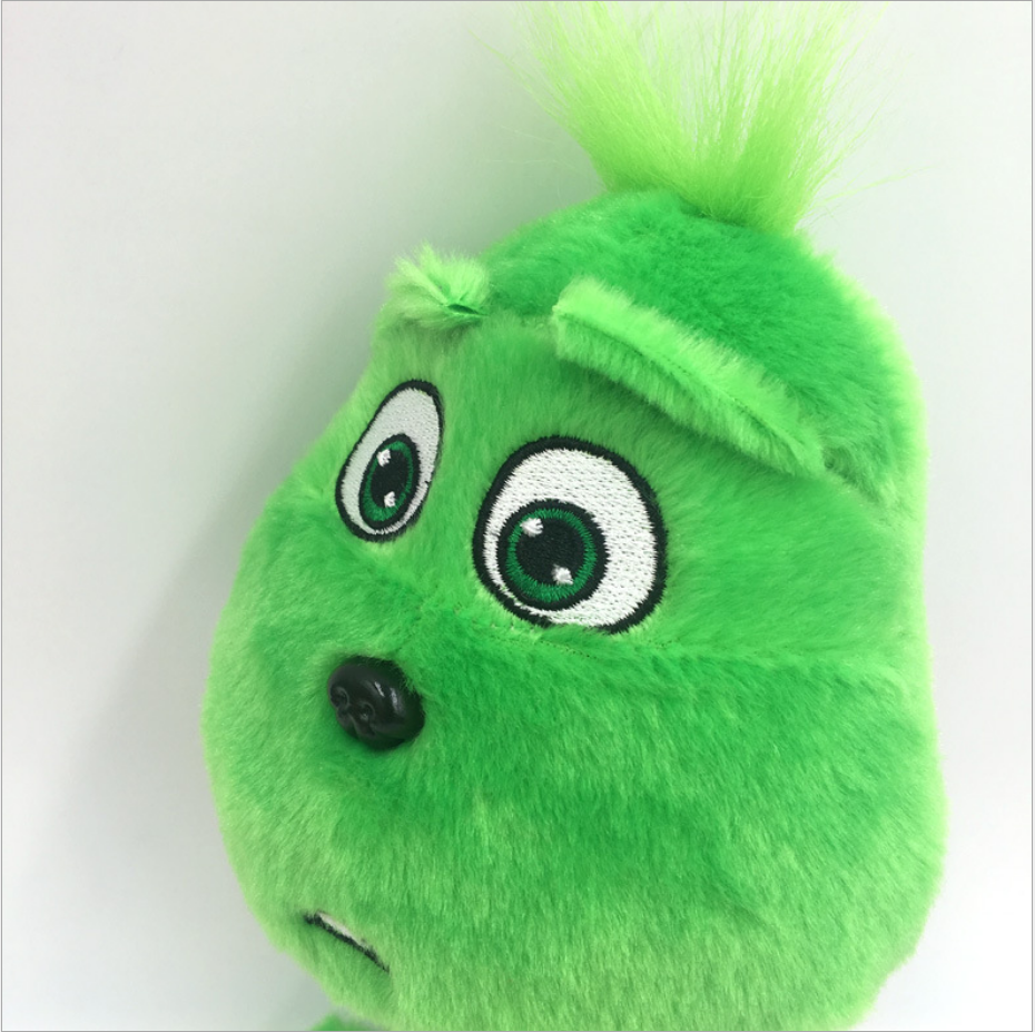 Festive Green Monster Stuffed Toy