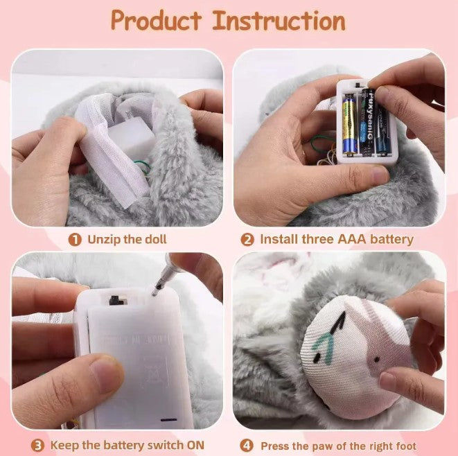 Breathing Bunny Comfort Plush
