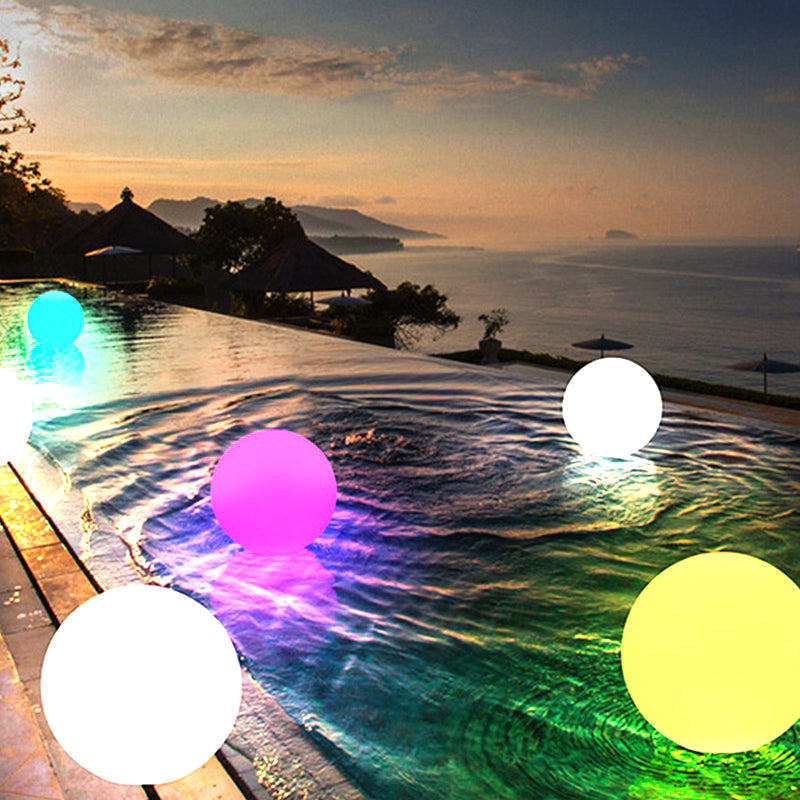Luminous LED Garden Spheres for Outdoor