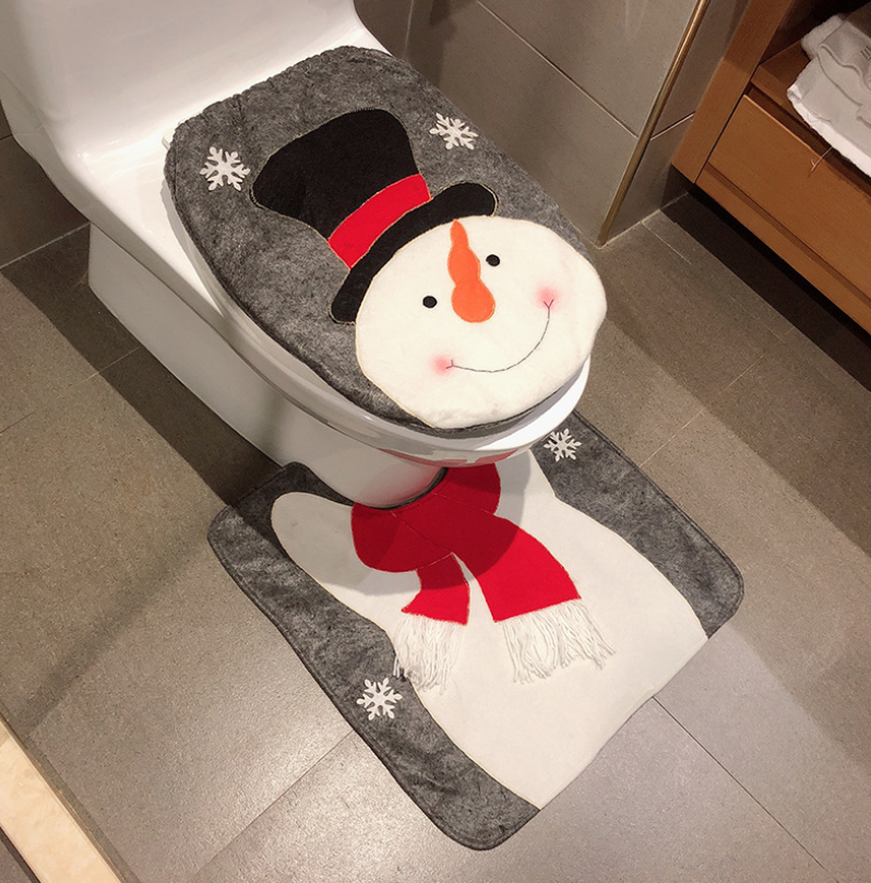 Holiday Bathroom Decor Set