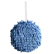 Chic Chenille Hand Towel with Hook
