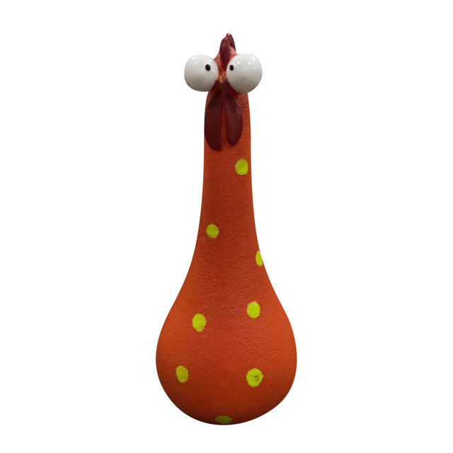 Garden Charm Long Neck Chicken Figures