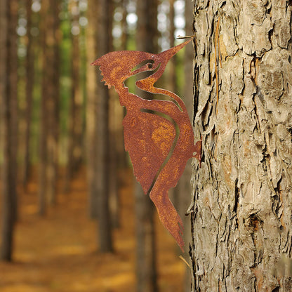 Rustic Iron Bird Garden Art