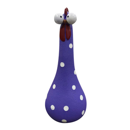 Garden Charm Long Neck Chicken Figures