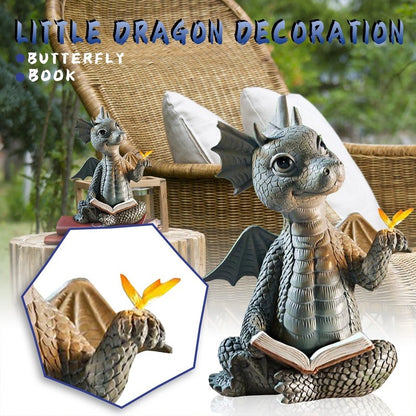 Charming Dragon Dinosaur Garden Figurine