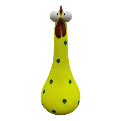 Garden Charm Long Neck Chicken Figures