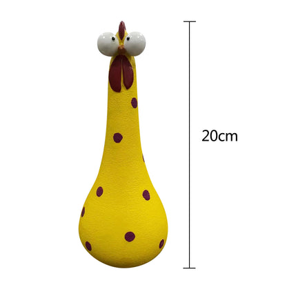 Garden Charm Long Neck Chicken Figures