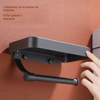 Dual-Layer Bath Organizer with Phone Shelf