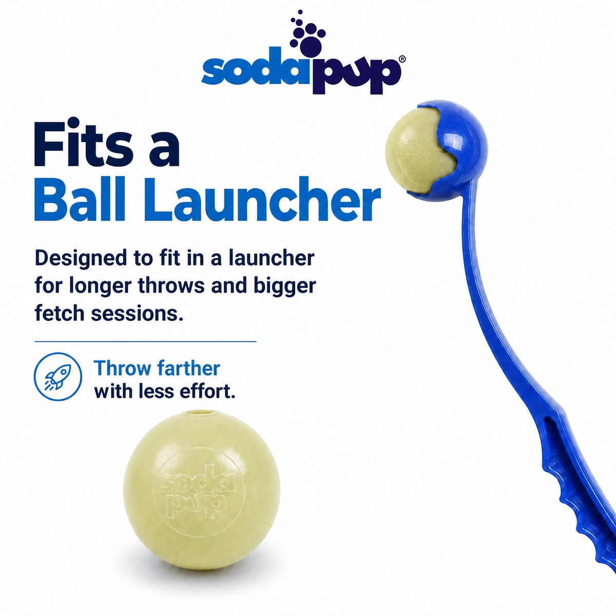 Glow-in-the-Dark Glitter Dog Balls, 2-Pack
