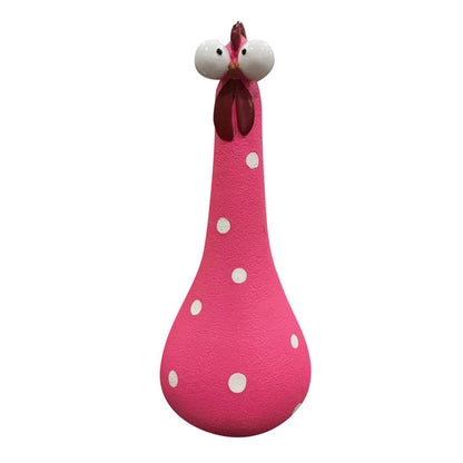 Garden Charm Long Neck Chicken Figures