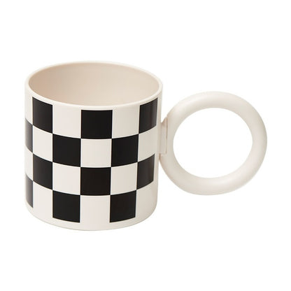 Stylish Plaid Mouthwash Holders