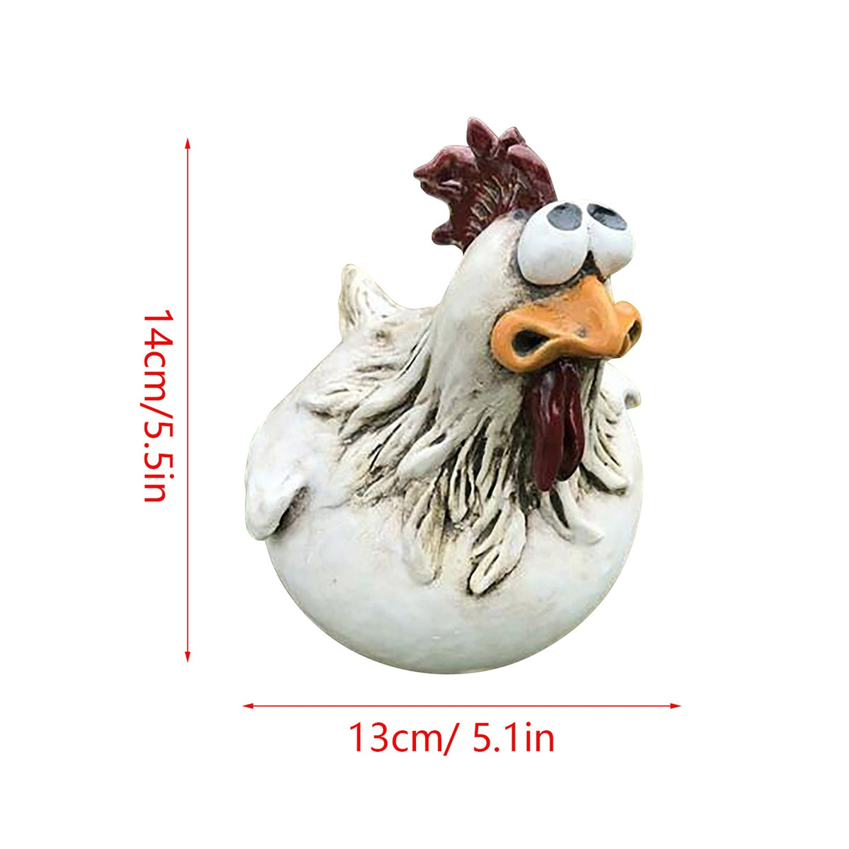 Whimsical Chicken Garden Statues