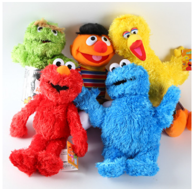 Elmo & Friends Plush Toys