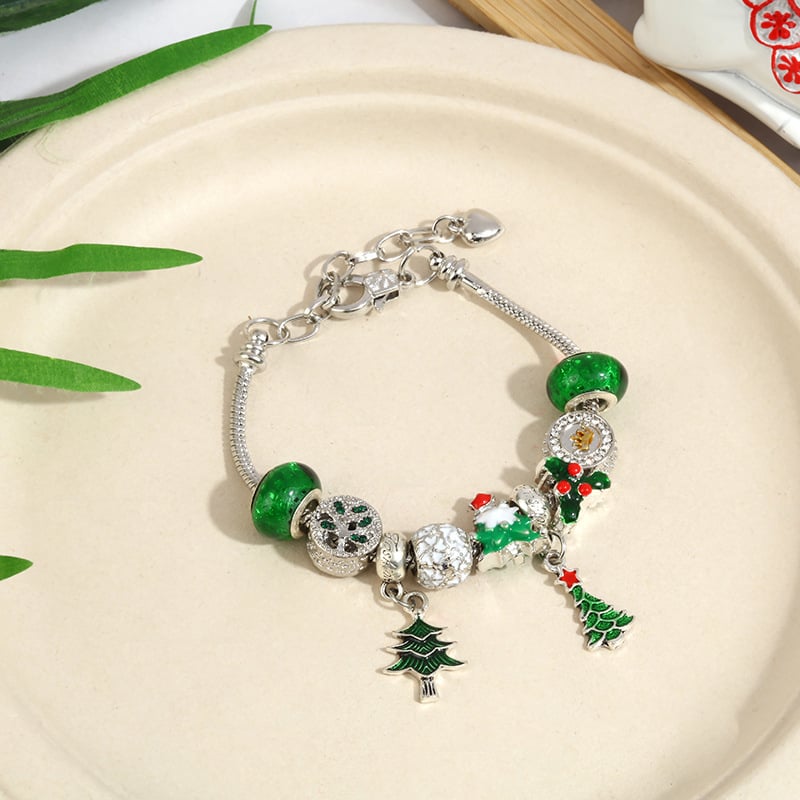 Holiday Snowflake & Bells Kids' Bracelet