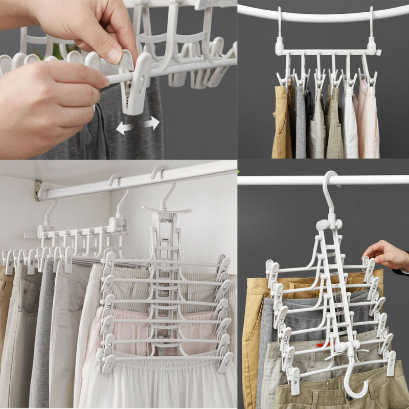 Space-Saver Multi-Tier Pants Organizer