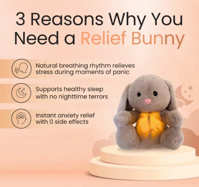 Breathing Bunny Comfort Plush