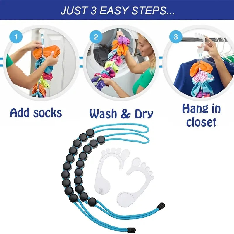 Compact Sock Storage Rack