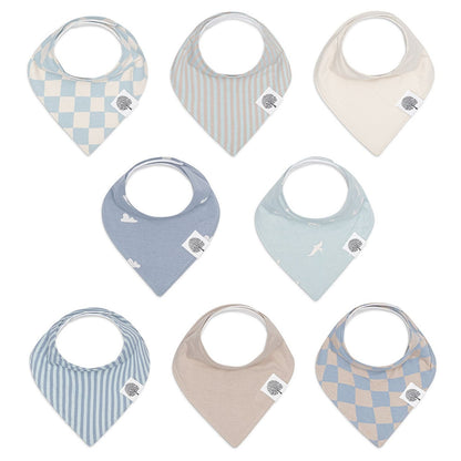 Cloud Bandana Bib Set (8 pack)