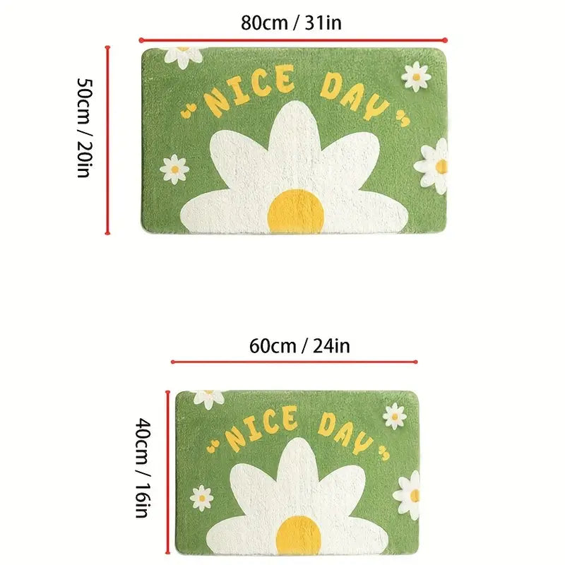 Botanical Non-Skid Bathroom Mat