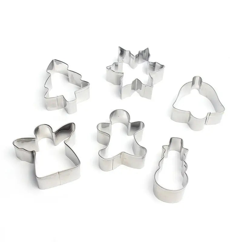 6-Piece Festive Cookie Cutters Set