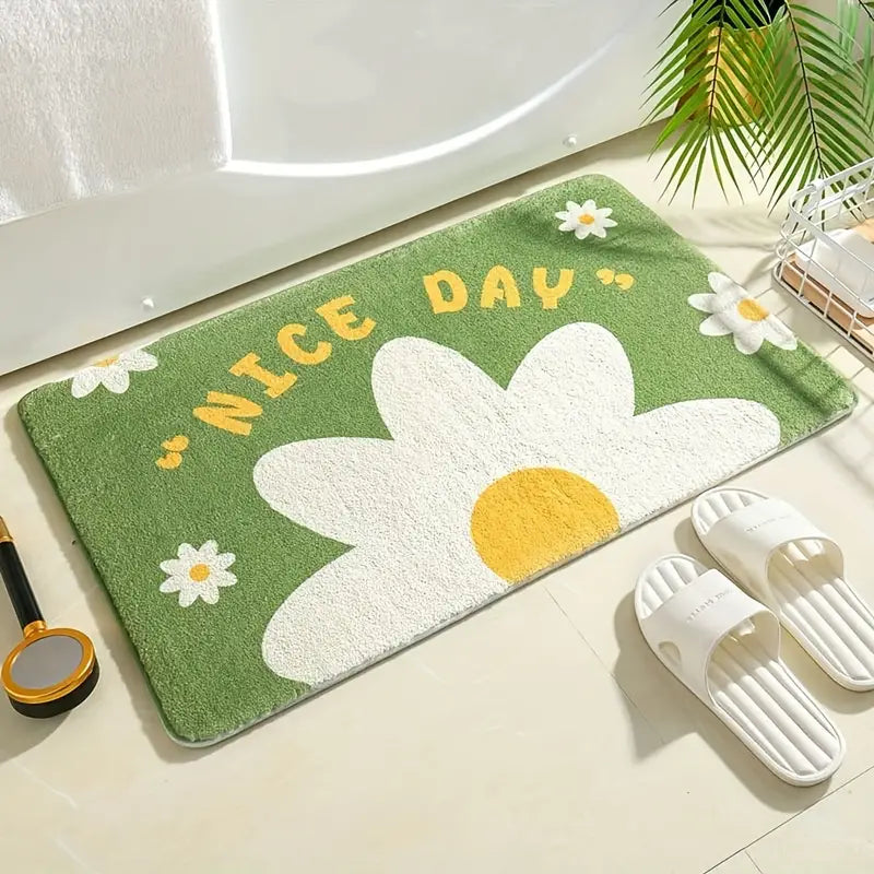 Botanical Non-Skid Bathroom Mat
