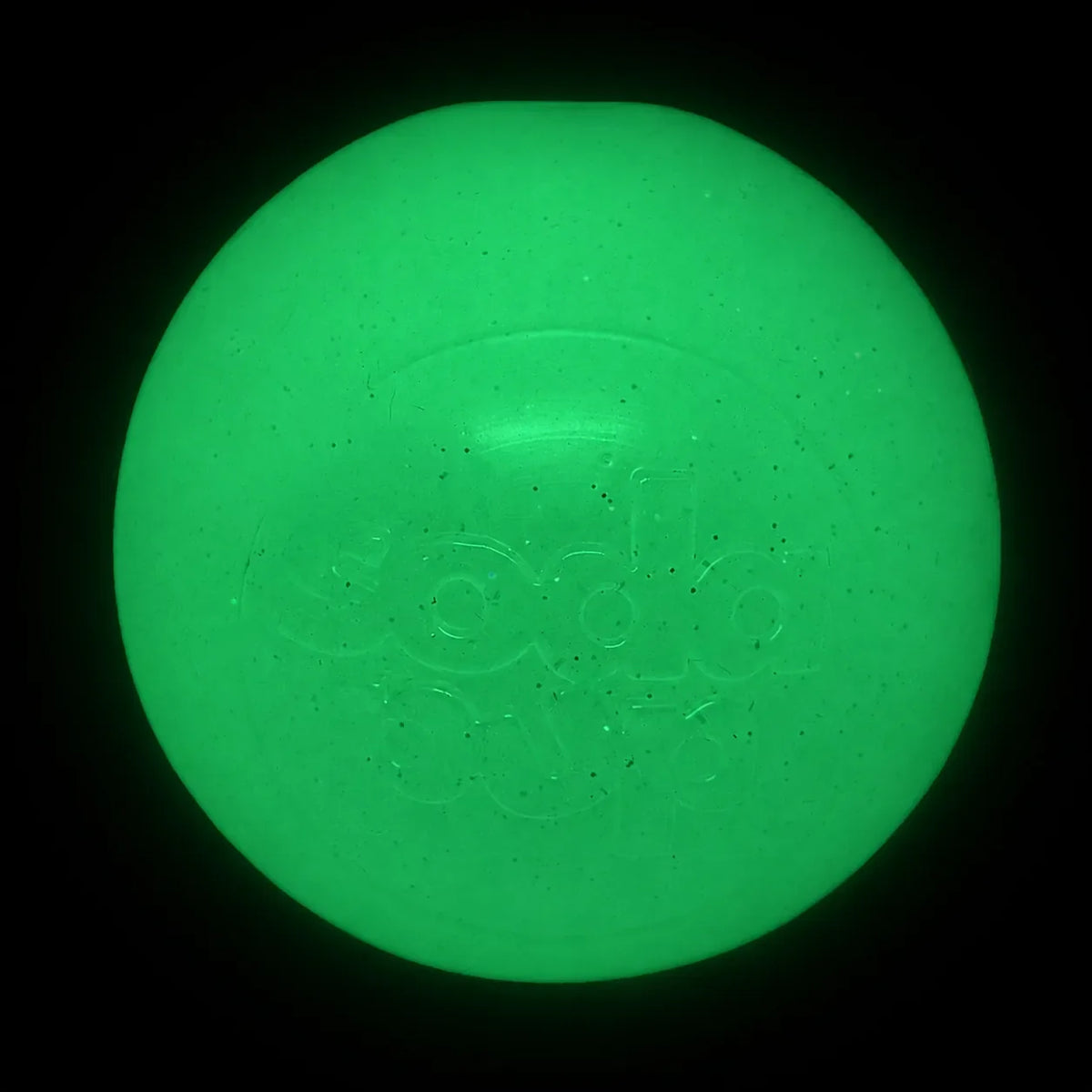 Glow-in-the-Dark Glitter Dog Balls, 2-Pack